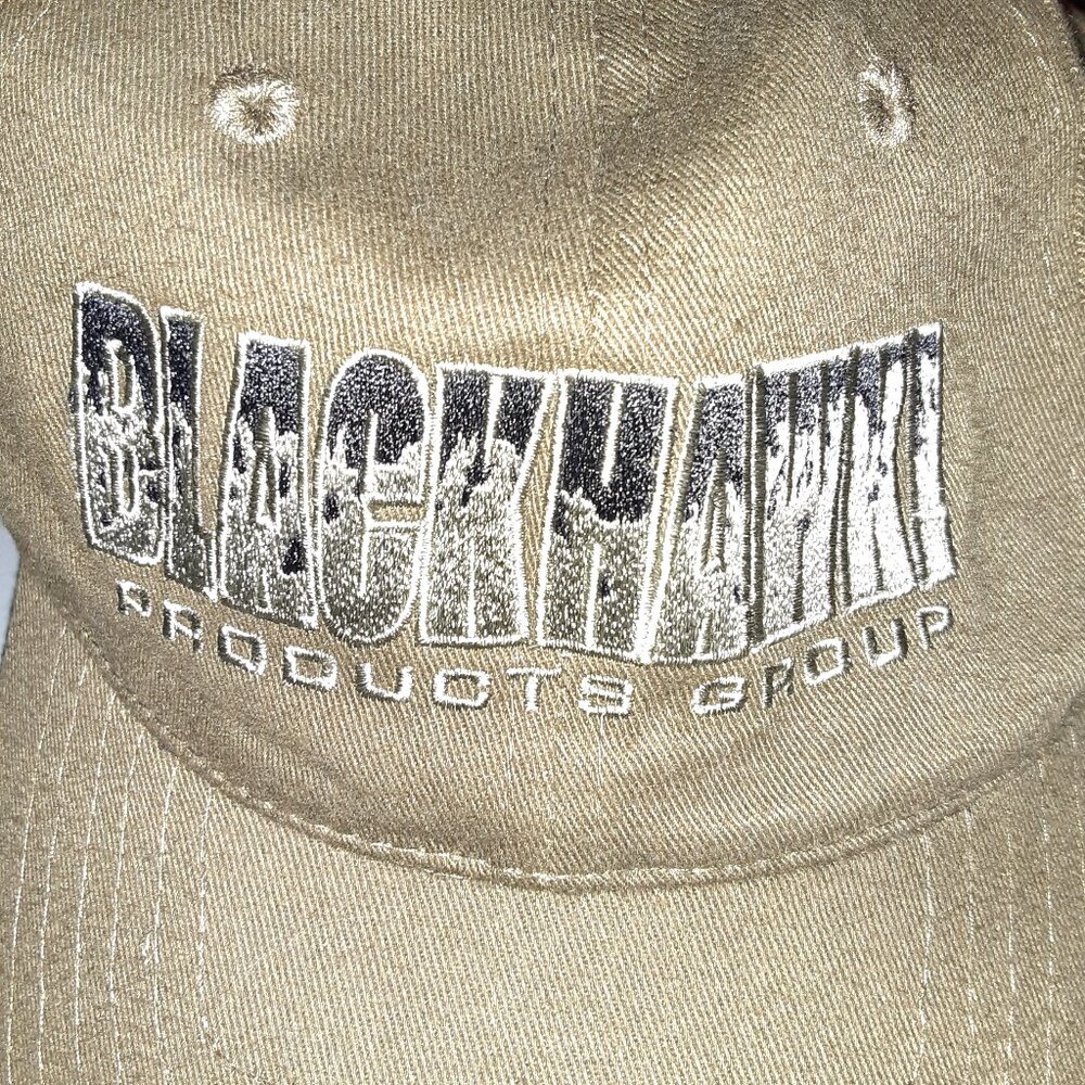 BLACKHAWK! Baseball Cap * Vintage 2000 SHOT Show * OD Green 1